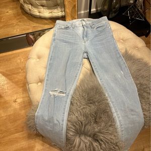 Light Wash Destroyed Paige Jeans